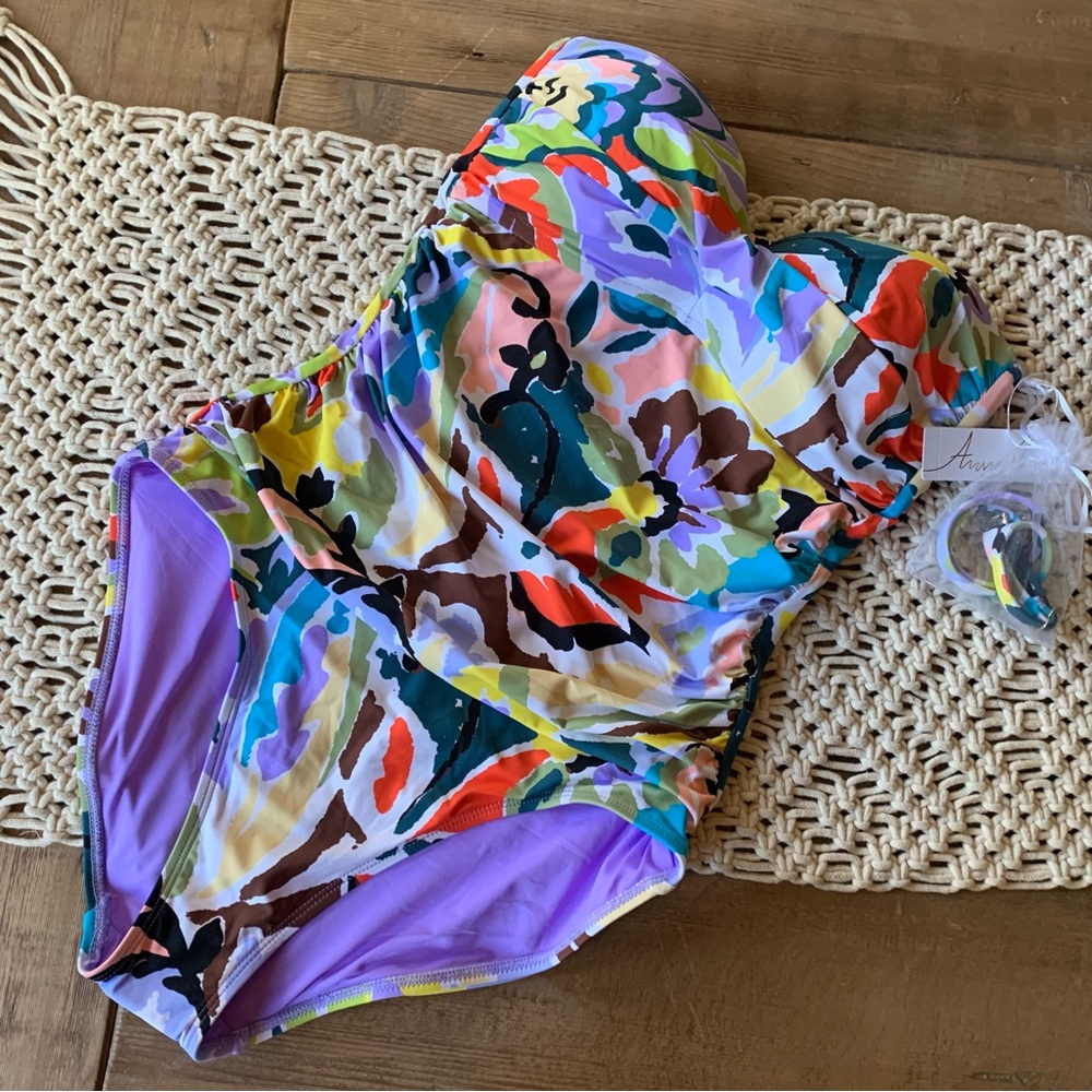 NWT BRAND NEW ANNE COLE ONE PIECE SWIMSUIT